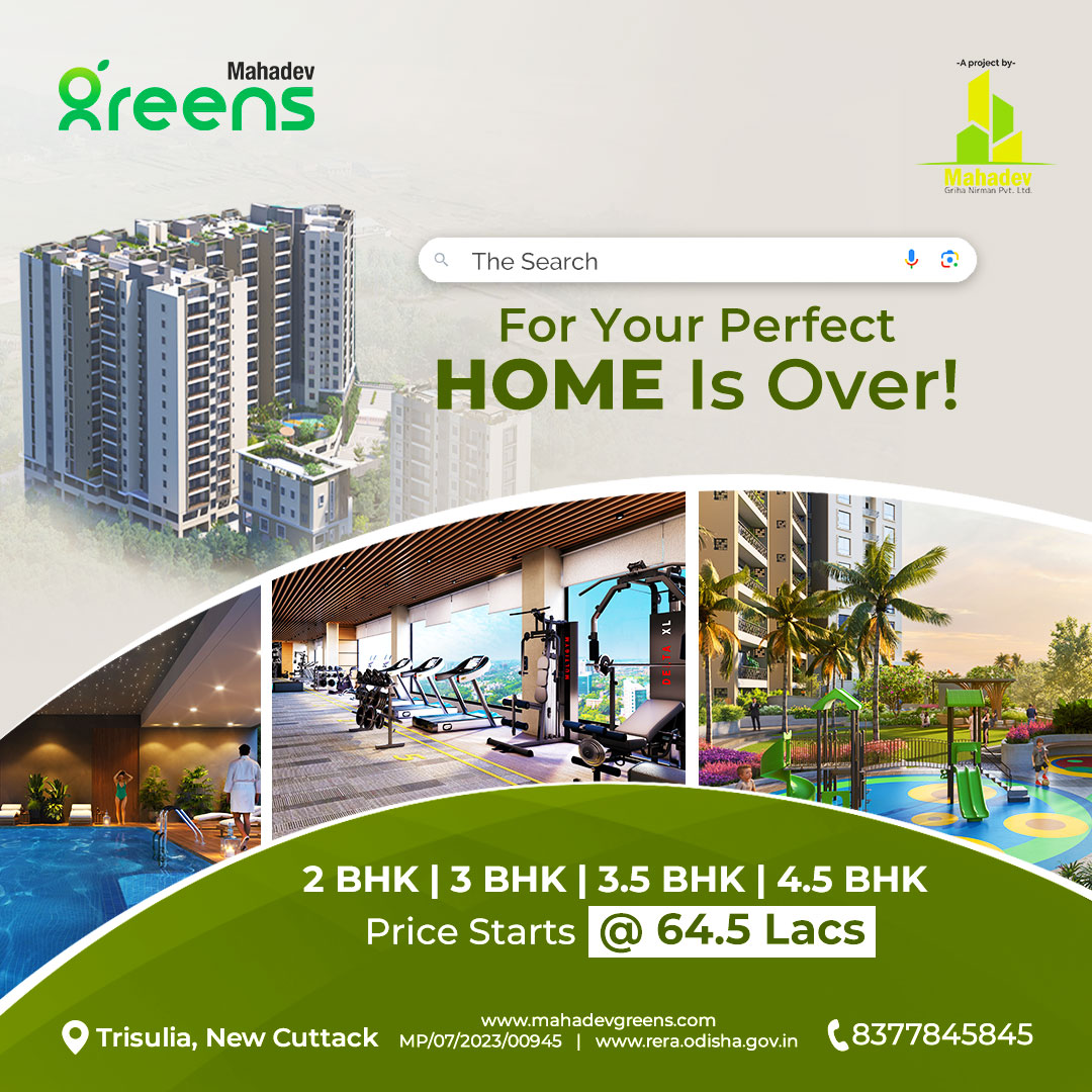3 BHK Apartments in Trisulia, Cuttack