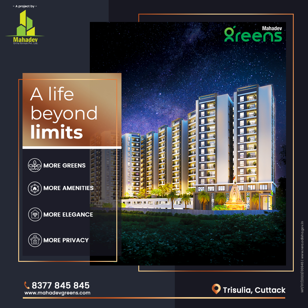 Buy Luxury 3 BHK Flats in Trisulia Cuttack