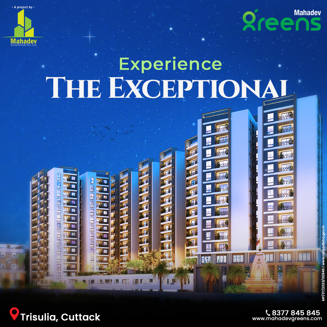 3 BHK Flats in Trisulia Cuttack – Mahadevgreens