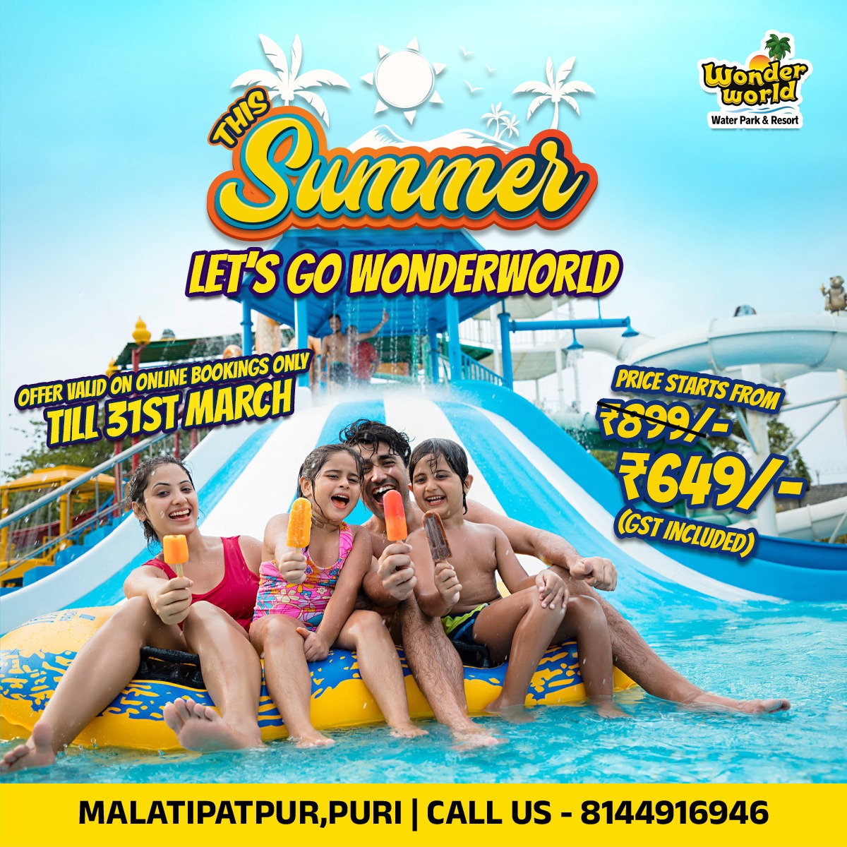 Summer Blockbuster Offer Eastern Indias largest Waterpark