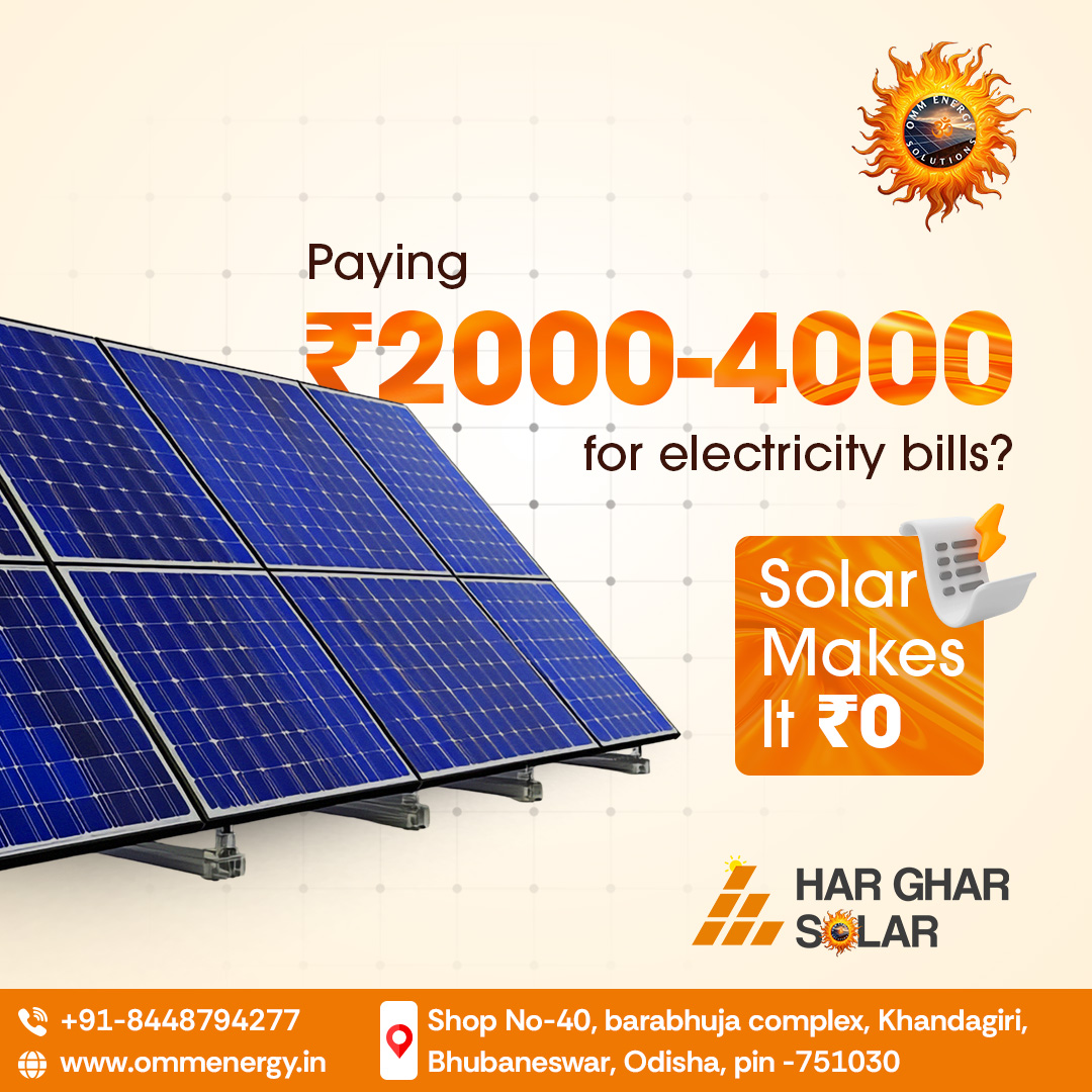Trusted Solar Company in Odisha for Zero Bill