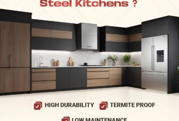 Premium Godrej Steel Modular Kitchen Bhubaneswar